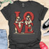Love is a four legged word - V6 - Standing Duo T-Shirt